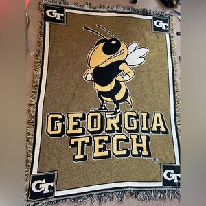 Georgia Tech Yellow Jacket Quilted Blanket
